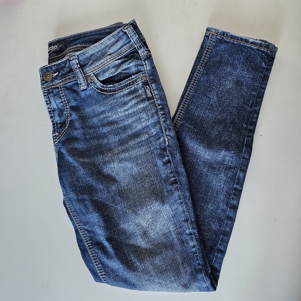 Silver Jeans Co. Elyse Mid Skinny Jeans
